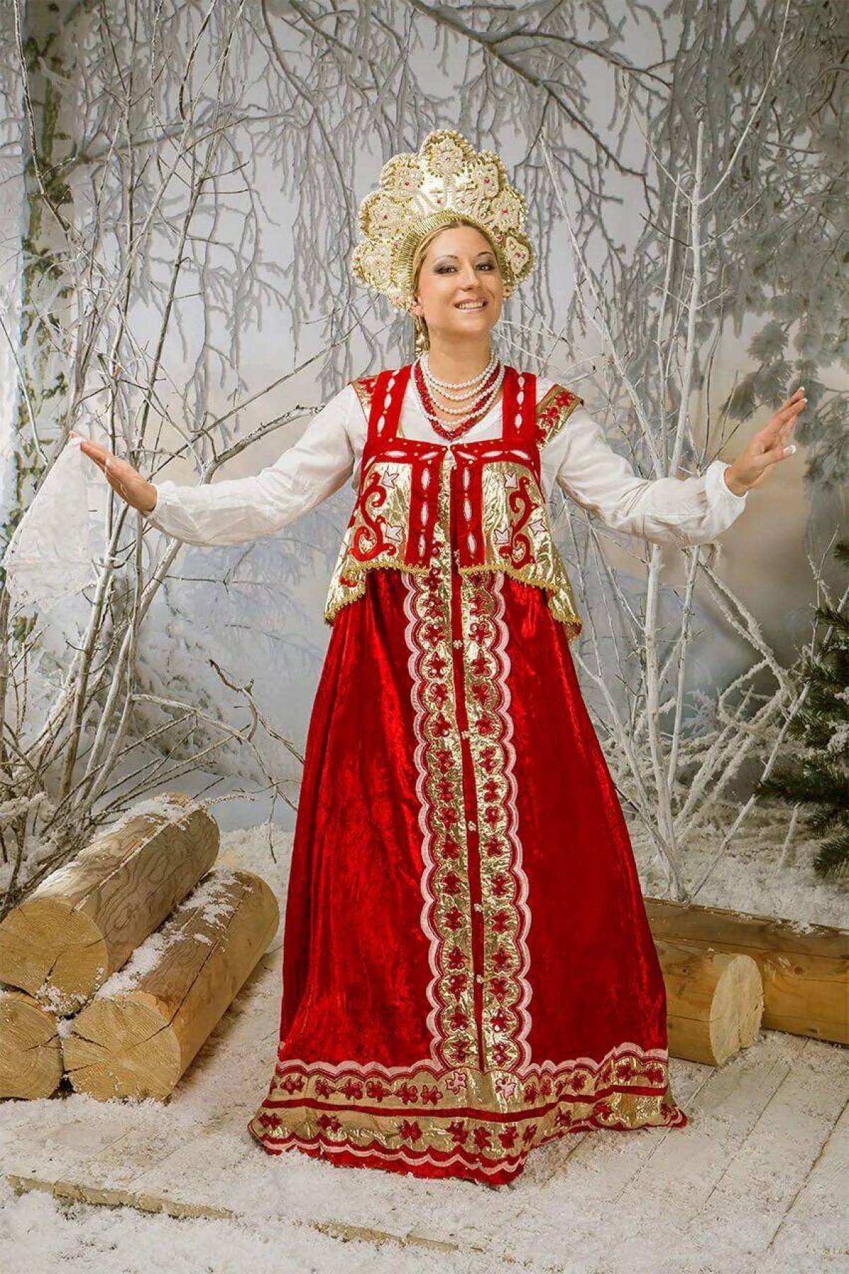 Girls in Slavic costumes in San Francisco
